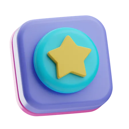 Estrela  3D Icon