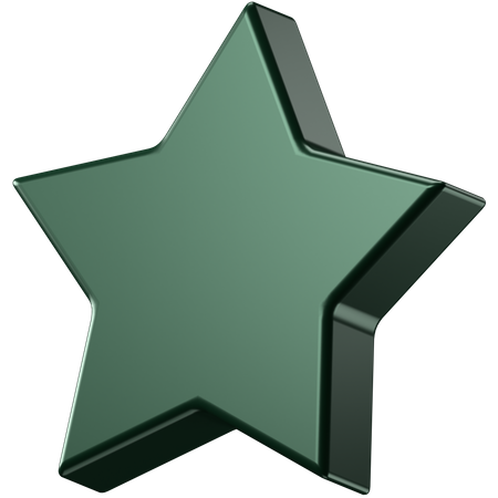 Estrela  3D Icon