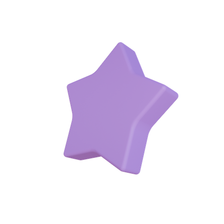 Estrela  3D Icon