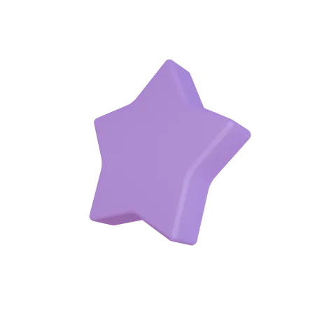 Estrela  3D Icon