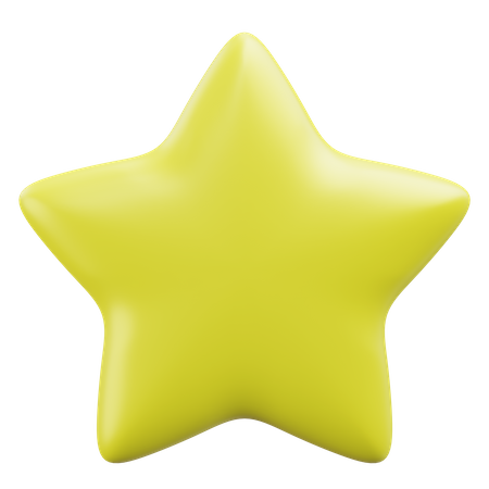 Estrela  3D Icon