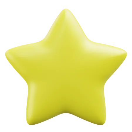 Estrela  3D Icon