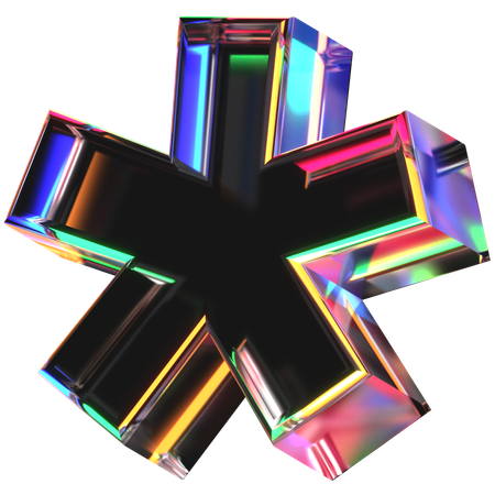 Estrela  3D Icon