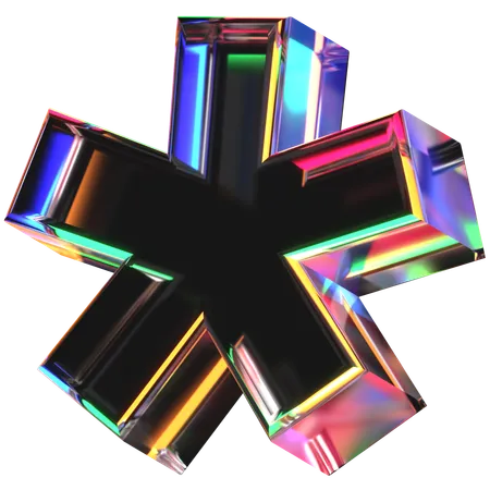 Estrela  3D Icon