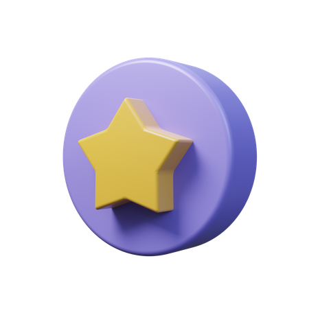 Estrela  3D Icon