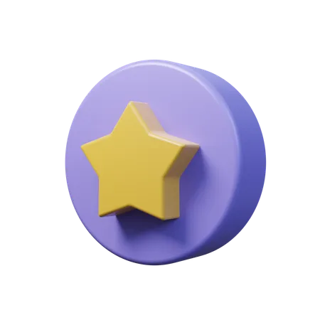 Estrela  3D Icon