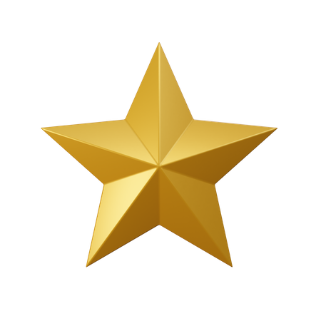 Estrela  3D Icon