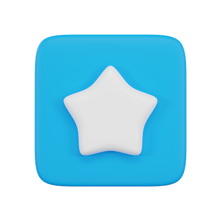 Estrela  3D Icon