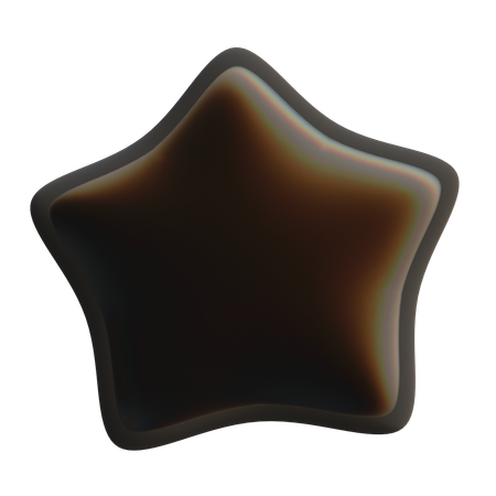 Estrela abstrata  3D Icon