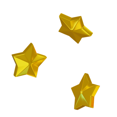 Estrela Brilhante  3D Icon