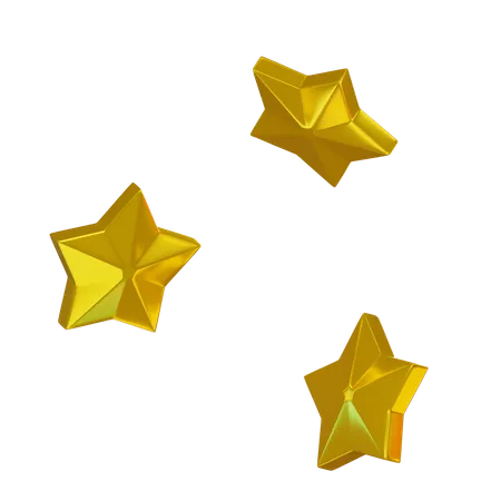 Estrela Brilhante  3D Icon