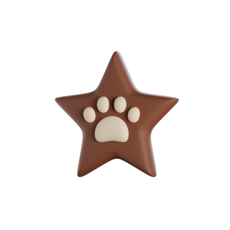 Cachorro estrela  3D Icon