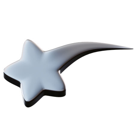 Estrela cadente  3D Icon