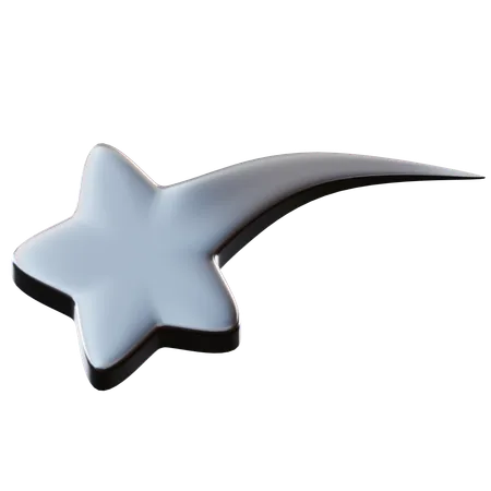 Estrela cadente  3D Icon