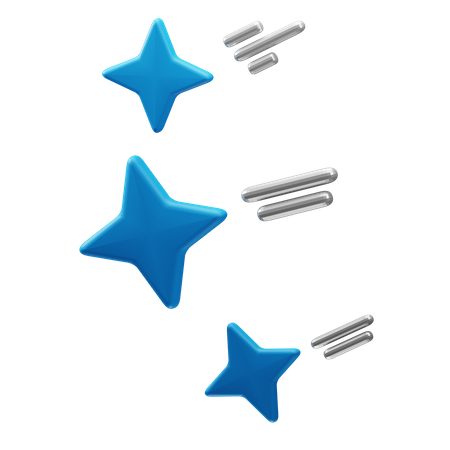 Estrela cadente  3D Icon
