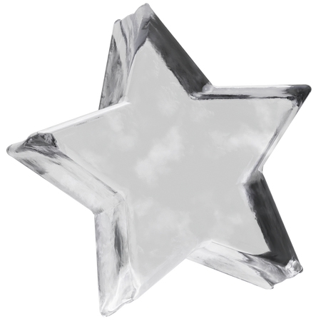 Estrela de gelo  3D Icon