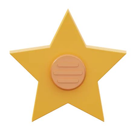 Estrela de hollywood  3D Icon