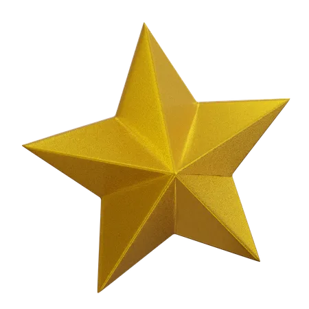 Ilustracao 3 D Da Estrela De Natal Em Fundo Transparente 3D Icon