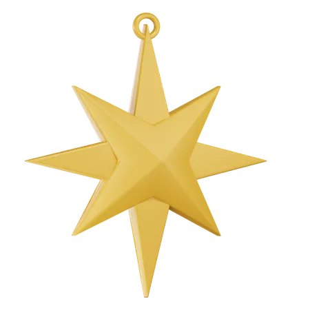 Estrela de Natal  3D Icon