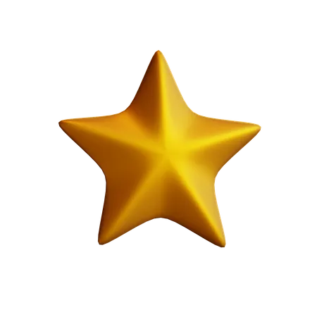 Estrela de decoração de natal  3D Illustration