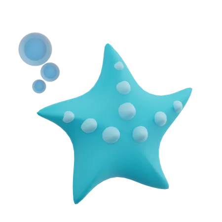 Estrela do Mar  3D Illustration