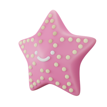 Estrela do Mar  3D Illustration