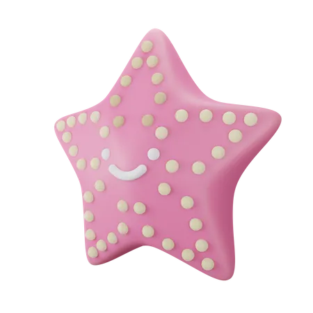 Estrela do Mar  3D Illustration