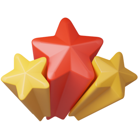 Estrela do rock  3D Icon