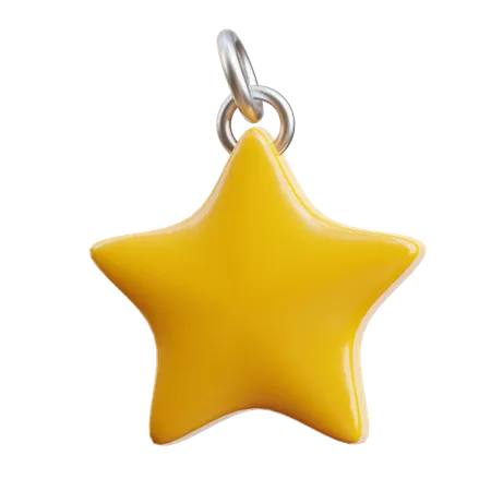 Estrela dourada  3D Icon