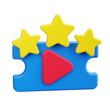 Estrela dourada  3D Icon