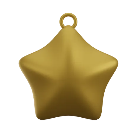 Estrela dourada  3D Icon