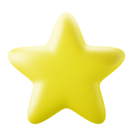 Estrela favorita  3D Icon