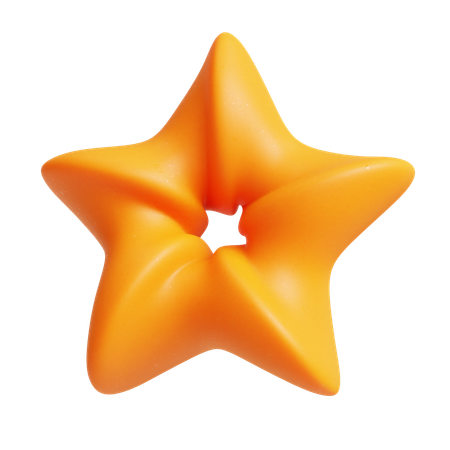 Forma abstrata de estrela  3D Icon