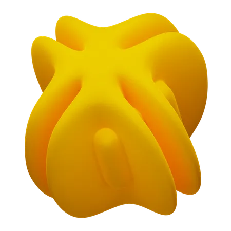 Forma abstrata de estrela  3D Icon