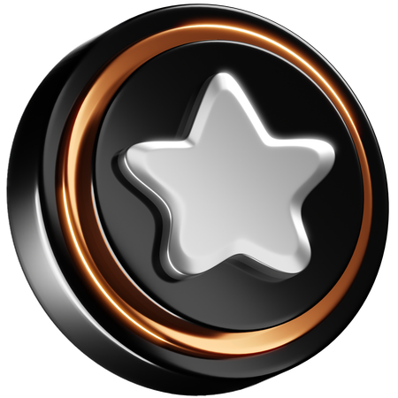 Estrela premium  3D Icon