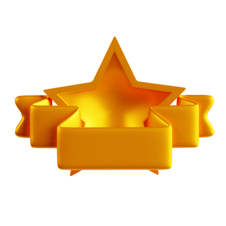 Rótulo de estrela  3D Icon