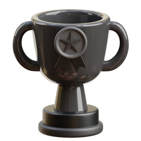 Troféu estrela  3D Icon