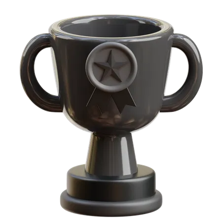 Troféu estrela  3D Icon