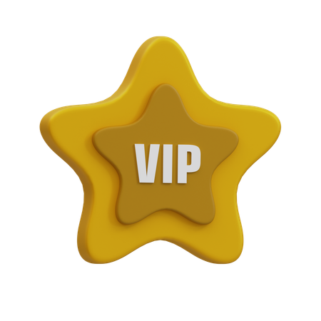 Estrela vip  3D Icon