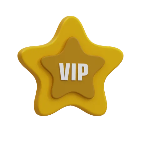 Estrela vip  3D Icon