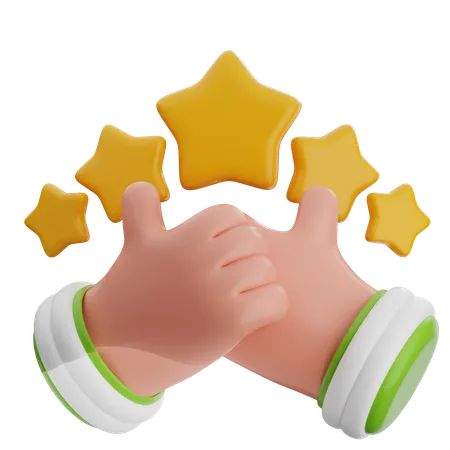 Estrelas  3D Icon