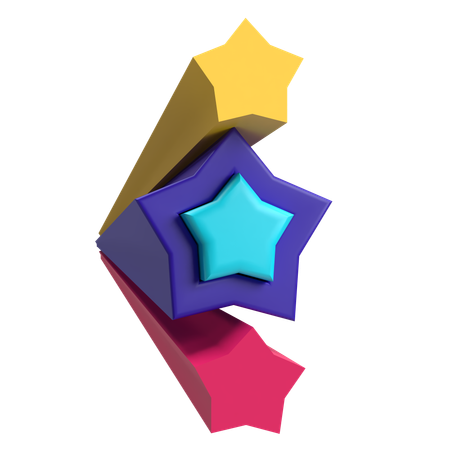 Estrelas  3D Icon