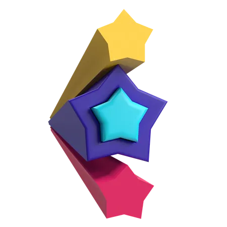 Estrelas  3D Icon