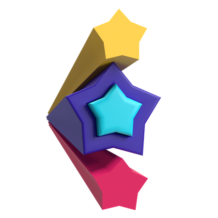 Estrelas  3D Icon