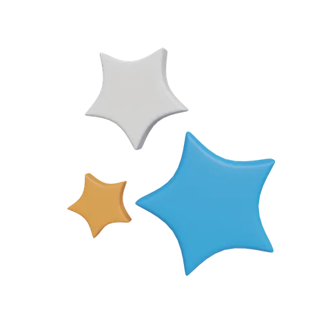 Estrelas  3D Icon