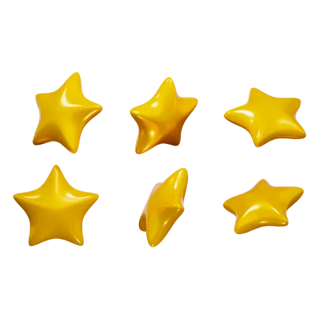 Estrelas  3D Icon