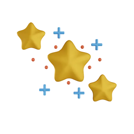 Estrelas  3D Illustration