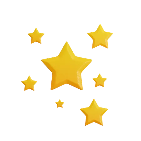 Estrelas  3D Icon