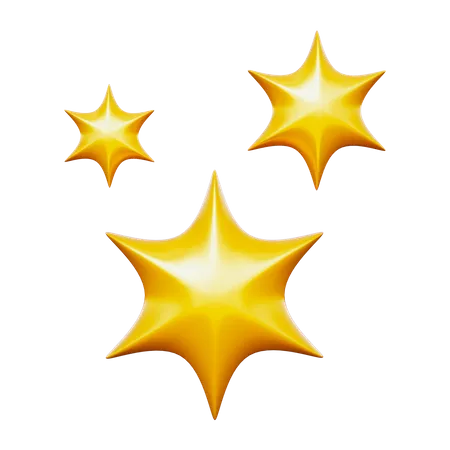 Estrelas  3D Icon