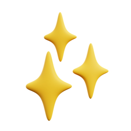 Brilhar estrelas  3D Icon